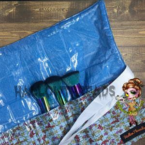 Flowers and Butterflies Brush Roll