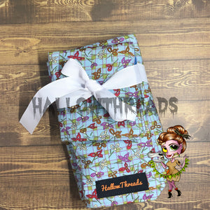 Flowers and Butterflies Brush Roll