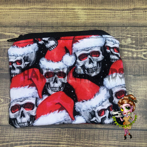 Santa Skull Coin Pouch