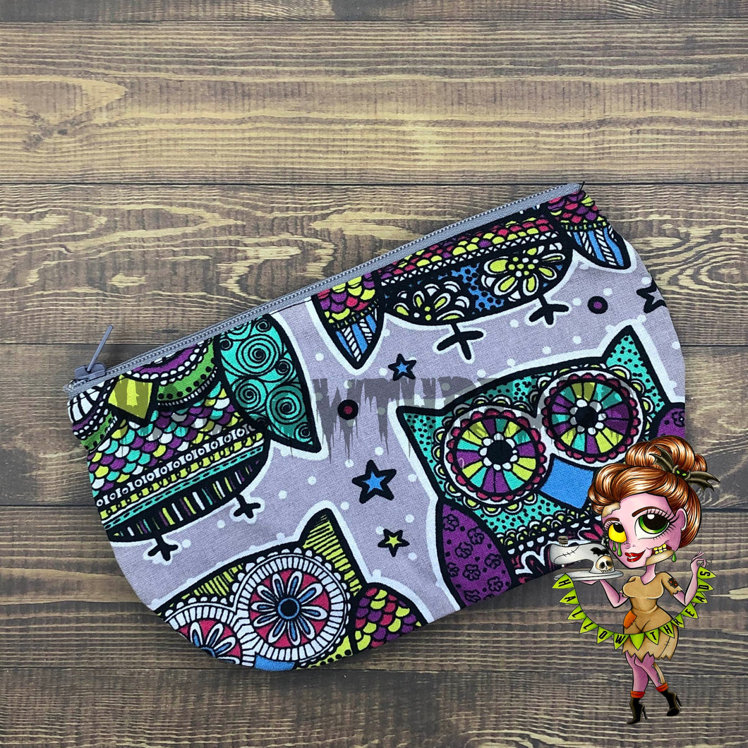Owl Small Zipper Bag