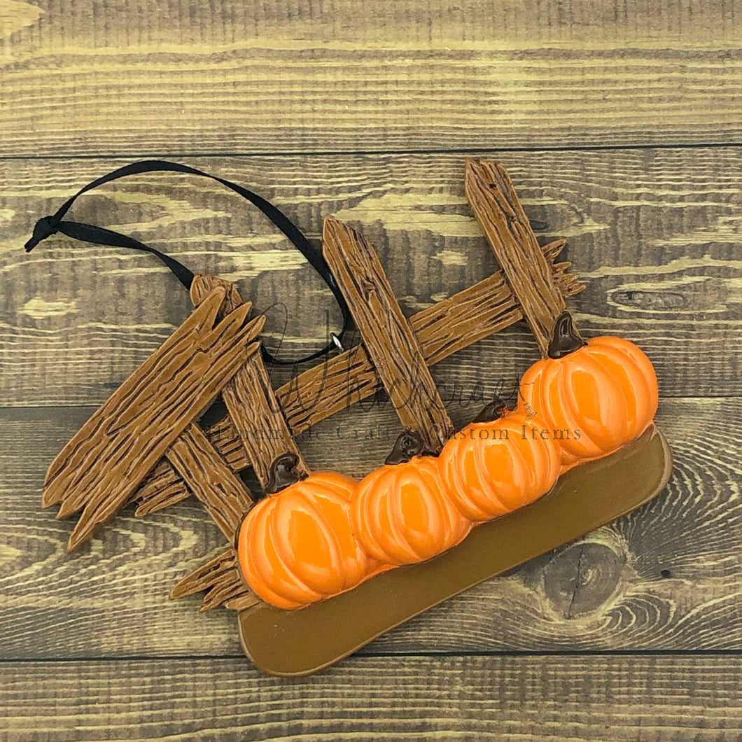 4 Pumpkin Fence